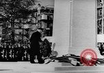 Image of Franklin D Roosevelt Memorial statue unveiling Grosvenor Square 1948 London England United Kingdom, 1948, second 43 stock footage video 65675049649