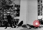 Image of Franklin D Roosevelt Memorial statue unveiling Grosvenor Square 1948 London England United Kingdom, 1948, second 49 stock footage video 65675049649