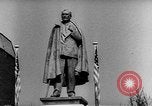 Image of Franklin D Roosevelt Memorial statue unveiling Grosvenor Square 1948 London England United Kingdom, 1948, second 52 stock footage video 65675049649