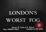 Image of fog London England United Kingdom, 1950, second 1 stock footage video 65675049650