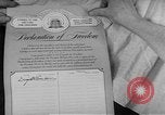 Image of General Dwight D Eisenhower Denver Colorado USA, 1950, second 16 stock footage video 65675049653