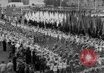 Immagine di Rally comunista Berlino Germania Est, 1950, secondo 35 filmato di repertorio 65675049655