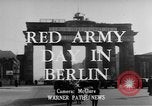 Image of Red Army Day Berlin East Germany, 1950, second 5 stock footage video 65675049656