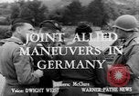 Image of Allied maneuvers Germany, 1950, second 1 stock footage video 65675049657