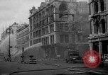 Image of building burns from blitz London England United Kingdom, 1940, second 29 stock footage video 65675049667