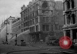 Image of building burns from blitz London England United Kingdom, 1940, second 32 stock footage video 65675049667