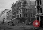 Image of building burns from blitz London England United Kingdom, 1940, second 40 stock footage video 65675049667
