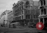 Image of building burns from blitz London England United Kingdom, 1940, second 42 stock footage video 65675049667