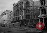 Image of building burns from blitz London England United Kingdom, 1940, second 43 stock footage video 65675049667