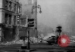 Image of building burns from blitz London England United Kingdom, 1940, second 46 stock footage video 65675049667