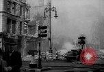 Image of building burns from blitz London England United Kingdom, 1940, second 48 stock footage video 65675049667