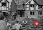 Image of Bomb hole from blitz London England United Kingdom, 1940, second 53 stock footage video 65675049668