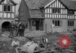 Image of Bomb hole from blitz London England United Kingdom, 1940, second 57 stock footage video 65675049668