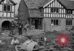 Image of Bomb hole from blitz London England United Kingdom, 1940, second 59 stock footage video 65675049668
