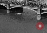 Image of Rowing classic on River Thames London England United Kingdom, 1938, second 36 stock footage video 65675049676