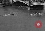 Image of Rowing classic on River Thames London England United Kingdom, 1938, second 42 stock footage video 65675049676