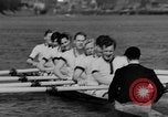 Image of Rowing classic on River Thames London England United Kingdom, 1938, second 49 stock footage video 65675049676