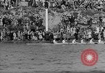 Image of Rowing classic on River Thames London England United Kingdom, 1938, second 55 stock footage video 65675049676