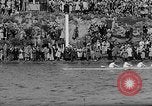 Image of Rowing classic on River Thames London England United Kingdom, 1938, second 62 stock footage video 65675049676