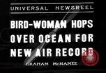 Immagine di Beryl Markham New York United States USA, 1936, secondo 4 filmato di repertorio 65675049680