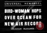 Immagine di Beryl Markham New York United States USA, 1936, secondo 5 filmato di repertorio 65675049680