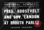 Immagine di Franklin D Roosevelt Des Moines Iowa USA, 1936, secondo 1 filmato di repertorio 65675049681