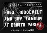 Immagine di Franklin D Roosevelt Des Moines Iowa USA, 1936, secondo 5 filmato di repertorio 65675049681