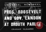 Immagine di Franklin D Roosevelt Des Moines Iowa USA, 1936, secondo 6 filmato di repertorio 65675049681