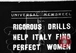 Standbild italienischen Mädchen Orveito Italien, 1936, aus Sekunde 1 historischem Filmmaterial Videoclip 65675049689