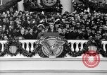 Image of Franklin D Roosevelt first inauguration speech Washington DC USA, 1933, second 21 stock footage video 65675049691
