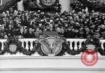 Image of Franklin D Roosevelt first inauguration speech Washington DC USA, 1933, second 23 stock footage video 65675049691