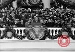 Image of Franklin D Roosevelt first inauguration speech Washington DC USA, 1933, second 26 stock footage video 65675049691