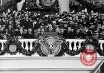 Image of Franklin D Roosevelt first inauguration speech Washington DC USA, 1933, second 35 stock footage video 65675049691