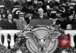 Image of Franklin D Roosevelt first inauguration speech Washington DC USA, 1933, second 58 stock footage video 65675049691
