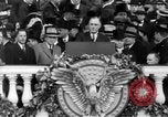 Image of Franklin D Roosevelt first inauguration speech Washington DC USA, 1933, second 60 stock footage video 65675049691