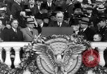 Image of Franklin D Roosevelt first inauguration speech Washington DC USA, 1933, second 62 stock footage video 65675049691