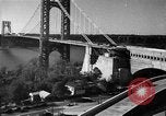 Standbild George Washington Bridge New York City USA, 1931, aus Sekunde 15 historischem Filmmaterial Videoclip 65675049697