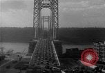 Standbild George Washington Bridge New York City USA, 1931, aus Sekunde 30 historischem Filmmaterial Videoclip 65675049697