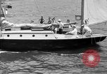 Standbild Präsident Franklin D Roosevelt auf der Yacht Mythos II New England United States USA, 1932, aus Sekunde 16 historischem Filmmaterial Videoclip 65675049702