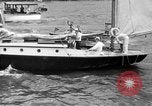 Standbild Präsident Franklin D Roosevelt auf der Yacht Mythos II New England United States USA, 1932, aus Sekunde 18 historischem Filmmaterial Videoclip 65675049702