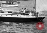 Standbild Präsident Franklin D Roosevelt auf der Yacht Mythos II New England United States USA, 1932, aus Sekunde 19 historischem Filmmaterial Videoclip 65675049702