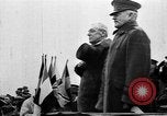 Image of President Woodrow Wilson and General Pershing review troops France, 1919, second 16 stock footage video 65675049723