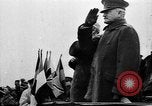 Image of President Woodrow Wilson and General Pershing review troops France, 1919, second 18 stock footage video 65675049723