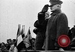Image of President Woodrow Wilson and General Pershing review troops France, 1919, second 20 stock footage video 65675049723