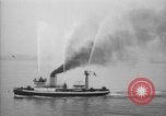 Image of American Olympians New York City Harbor USA, 1936, second 9 stock footage video 65675049741