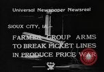 Standbild Landwirte Sioux City Iowa USA, 1933, aus Sekunde 1 historischem Filmmaterial Videoclip 65675049744
