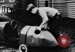 Image of Homemade car of newspaper boy Edward Floyd Seattle Washington USA, 1933, second 21 stock footage video 65675049746