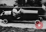 Image of Homemade car of newspaper boy Edward Floyd Seattle Washington USA, 1933, second 29 stock footage video 65675049746