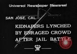 Immagine di Linciaggio in Saint James Park San Jose California USA, 1933, secondo 1 filmato di repertorio 65675049749