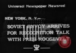 Immagine di Maxim M Litvinov United States USA, 1933, secondo 4 filmato di repertorio 65675049753